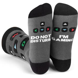 imageFunny Socks for Book Lovers Teachers Gamers Musicians and Nerds  Unisex for Men Women and TeensPc Gaming
