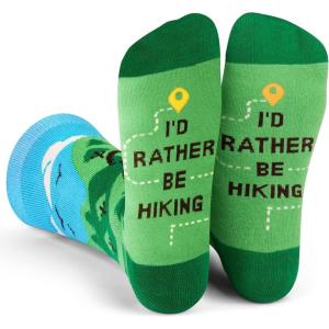 imageId Rather Be  Funny Socks For Men ampamp Women  Gifts For Golf Hunting Camping Hiking Outdoors Sports Unisex AdultHiking
