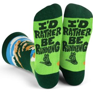 imageId Rather Be  Funny Socks For Men ampamp Women  Gifts For Golf Hunting Camping Hiking Outdoors Sports Unisex AdultRunning