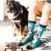 imageFunny Dog Breed Socks Dog Lover Gift For Men ampamp Women Dog Moms Dog Dads Siberian Husky Golden Retriever German ShepherdWith My Dog Green