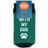 imageFunny Dog Breed Socks Dog Lover Gift For Men ampamp Women Dog Moms Dog Dads Siberian Husky Golden Retriever German ShepherdWith My Dog Green