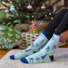 imageFunny Holiday Socks For Adults and Teens Gifts For Christmas Thanksgiving Valentines Day Halloween US Alpha One Size Regular Regular Id Rather Be Skiing