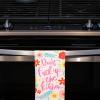 imageFunny Kitchen Towels with Sayings  Colorful Kitchen Decor Novelty Gift Dog LoveDont F Up the Kitchen
