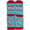 imageLavley Funny Holiday Socks For Adults and Teens Gifts For Christmas Thanksgiving Valentines Day HalloweenCandy Cane Sweet But Twisted