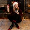 imageLavley Funny Holiday Socks For Adults and Teens Gifts For Christmas Thanksgiving Valentines Day HalloweenChristmas Lights Its Lit