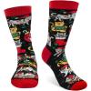 imageLavley Funny Holiday Socks For Adults and Teens Gifts For Christmas Thanksgiving Valentines Day HalloweenHere Comes Santa Claws