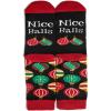 imageLavley Funny Holiday Socks For Adults and Teens Gifts For Christmas Thanksgiving Valentines Day HalloweenNice Balls