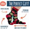 imageLavley Funny Holiday Socks For Adults and Teens Gifts For Christmas Thanksgiving Valentines Day HalloweenNice Balls