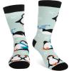 imageLavley Funny Holiday Socks For Adults and Teens Gifts For Christmas Thanksgiving Valentines Day HalloweenPenguin