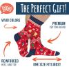 imageLavley Funny Holiday Socks For Adults and Teens Gifts For Christmas Thanksgiving Valentines Day HalloweenXmas Dog