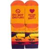 imageLavley Funny Novelty Socks for Women  Unisex One Size Fits Most  Gifts for Her Moms Grandmas and More Do Not Disturb Mom Off Duty