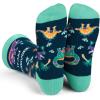 imageLavley Funny Novelty Socks for Women  Unisex One Size Fits Most  Gifts for Her Moms Grandmas and MoreDinosaur Team Herbivore