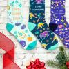 imageLavley Funny Novelty Socks for Women  Unisex One Size Fits Most  Gifts for Her Moms Grandmas and MoreDinosaur Team Herbivore