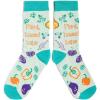 imageLavley Funny Novelty Socks for Women  Unisex One Size Fits Most  Gifts for Her Moms Grandmas and MorePlantbased Babe