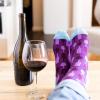 imageLavley Funny Novelty Socks for Women  Unisex One Size Fits Most  Gifts for Her Moms Grandmas and MoreWine Snob