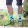 imageLavley Funny Socks for Outdoor Activities Lovers and More  Novelty Gifts for Men Women and Teens US Alpha One Size Regular Regular Happy Camper