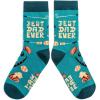 imageLavley Funny Socks for Outdoor Activities Lovers and More  Novelty Gifts for Men Women and TeensBest Dad Ever