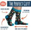 imageLavley Funny Socks for Outdoor Activities Lovers and More  Novelty Gifts for Men Women and TeensBite Me