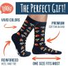 imageLavley Funny Socks for Outdoor Activities Lovers and More  Novelty Gifts for Men Women and TeensBorn to Camp