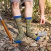 imageLavley Funny Socks for Outdoor Activities Lovers and More  Novelty Gifts for Men Women and TeensBorn to Fish