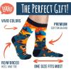 imageLavley Funny Socks for Outdoor Activities Lovers and More  Novelty Gifts for Men Women and TeensCamping is in Tents