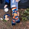 imageLavley Funny Socks for Outdoor Activities Lovers and More  Novelty Gifts for Men Women and TeensCamping is in Tents