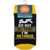 imageLavley Funny Socks for Outdoor Activities Lovers and More  Novelty Gifts for Men Women and TeensDo Not Disturb  Im Retired