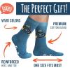 imageLavley Funny Socks for Outdoor Activities Lovers and More  Novelty Gifts for Men Women and TeensEat Sleep Bike Repeat