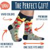 imageLavley Funny Socks for Outdoor Activities Lovers and More  Novelty Gifts for Men Women and TeensEverythings Bigger in Texas