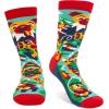 imageLavley Funny Socks for Outdoor Activities Lovers and More  Novelty Gifts for Men Women and TeensFish More  Worry Less
