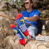imageLavley Funny Socks for Outdoor Activities Lovers and More  Novelty Gifts for Men Women and TeensFish More  Worry Less