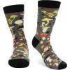imageLavley Funny Socks for Outdoor Activities Lovers and More  Novelty Gifts for Men Women and TeensFun Guy Mushroom