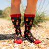 imageLavley Funny Socks for Outdoor Activities Lovers and More  Novelty Gifts for Men Women and TeensHot Stuff
