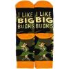 imageLavley Funny Socks for Outdoor Activities Lovers and More  Novelty Gifts for Men Women and TeensI Like Big Bucks