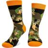imageLavley Funny Socks for Outdoor Activities Lovers and More  Novelty Gifts for Men Women and TeensI Like Big Bucks