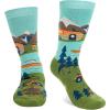 imageLavley Funny Socks for Outdoor Activities Lovers and More  Novelty Gifts for Men Women and TeensId Rather Be Rving