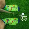 imageLavley Funny Socks for Outdoor Activities Lovers and More  Novelty Gifts for Men Women and TeensKiss My Putt