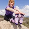 imageLavley Funny Socks for Outdoor Activities Lovers and More  Novelty Gifts for Men Women and TeensRise and Climb Purple