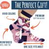 imageLavley Funny Socks for Outdoor Activities Lovers and More  Novelty Gifts for Men Women and TeensRise and Climb Purple