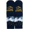imageLavley Funny Socks for Outdoor Activities Lovers and More  Novelty Gifts for Men Women and TeensThe Mountains Are Calling