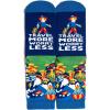 imageLavley Funny Socks for Outdoor Activities Lovers and More  Novelty Gifts for Men Women and TeensTravel More Worry Less