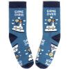 imageLavley Funny Wedding Socks For Men and Women  Gifts For Groom Groomsmen Bride Bridesmaids and Wedding PartyGame Over 2 Pack