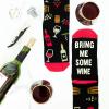 imageLavley If You Can Read This Bring Me Funny Socks  Novelty Gifts for Men Women and TeensBring Me Wine Red Wine