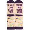 imageLavley If You Can Read This Bring Me Funny Socks  Novelty Gifts for Men Women and TeensBring Me Wine White Wine