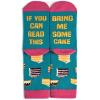 imageLavley If You Can Read This Bring Me Funny Socks  Novelty Gifts for Men Women and TeensCake
