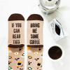 imageLavley If You Can Read This Bring Me Funny Socks  Novelty Gifts for Men Women and TeensCoffee