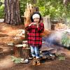 imageLavley Kids Christmas Socks  Funny Stocking Stuffers For Kids Size 15 Age 710Campers Have Smore Fun