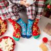imageLavley Kids Christmas Socks  Funny Stocking Stuffers For Kids Size 15 Age 710Up to Snow Good