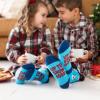 imageLavley Kids Christmas Socks  Funny Stocking Stuffers For Kids Size 15 Age 710Variety 3 Pack