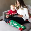 imageLavley Knee High Christmas Socks For Adults  Cute Holiday Party Outfit Accessories For Women and Men  Cookies ampamp Candy Cane 2 Pack